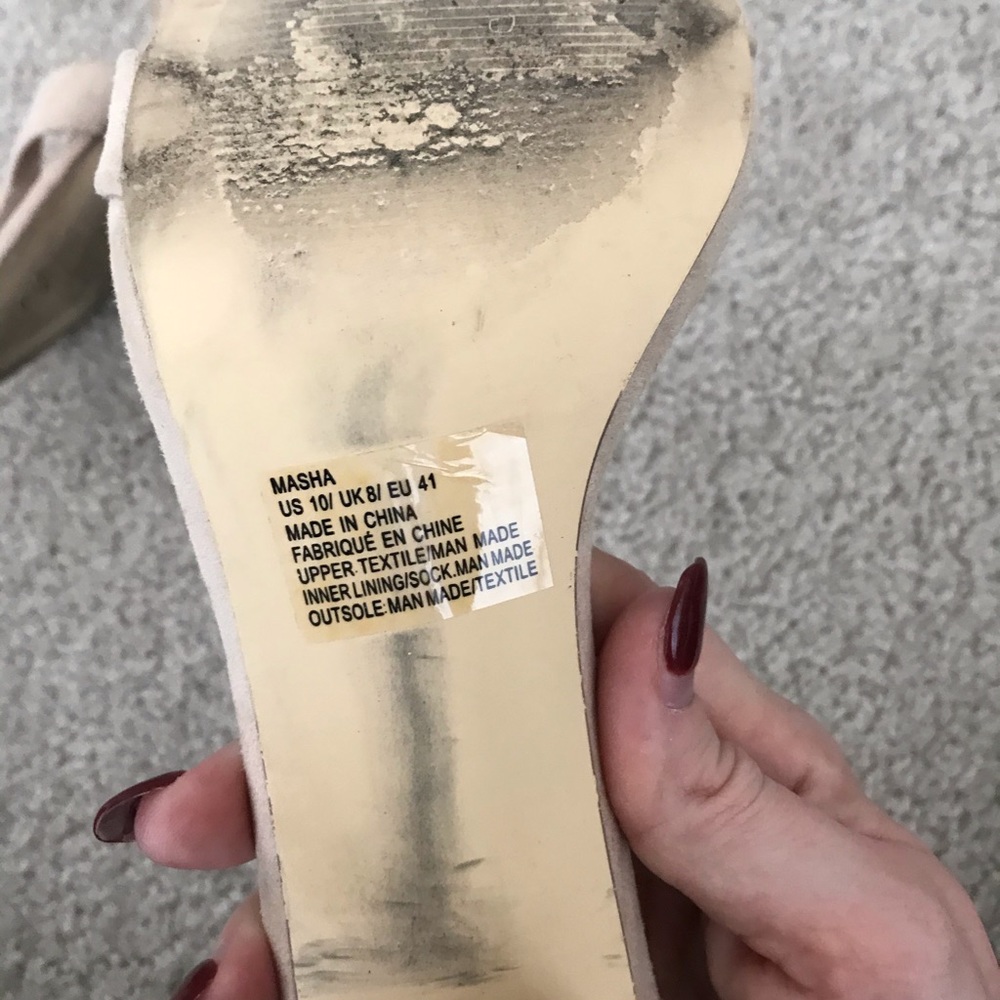 Tan Suede Heels - Picture 5 of 5